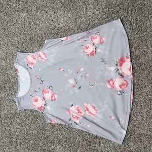Womens floral tank